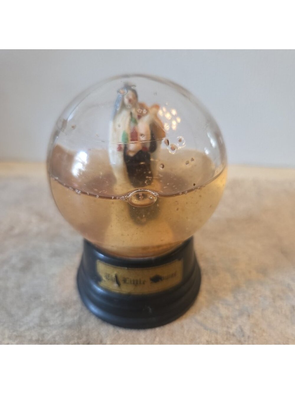 St Therese of Little Flower Snow Globe Paperweight Vintage or Antique USA